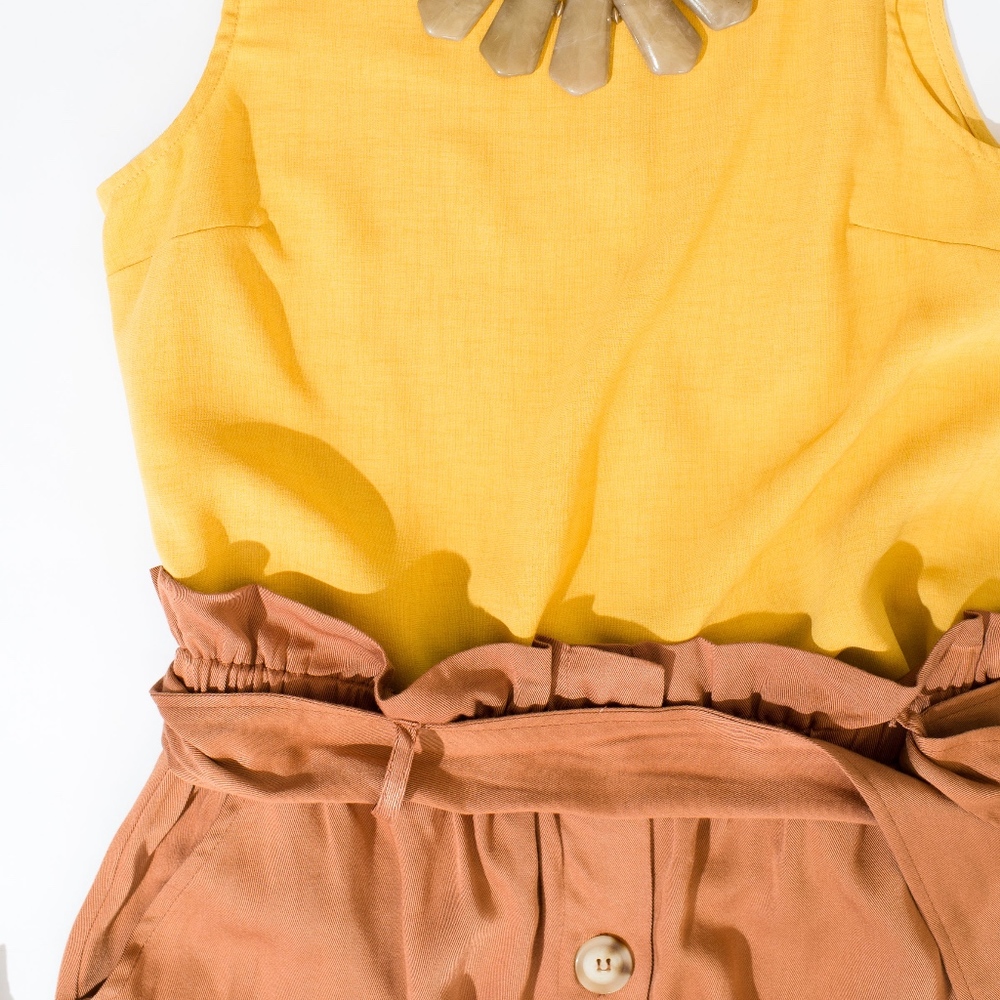 Midi Skirt - Workwear - Rust Color - Picture 3 of 4